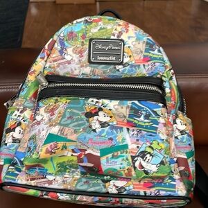 Loungefly Disney Parks Retro Collage Backpack